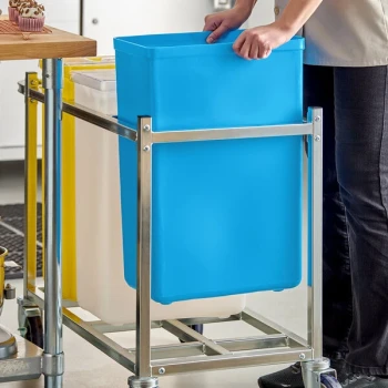 Baker's Lane 10 Gallon / 160 Cup Blue Ingredient Bin