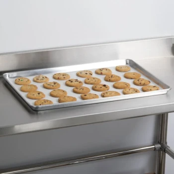 Advance Tabco 18-8A-26 Full Size 18 Gauge 18 inch x 26 inch Wire in Rim Aluminum Sheet Pan