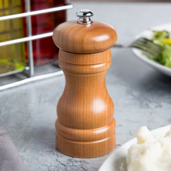Fletchers' Mill FED04SM11 Federal 4" Cherry Wooden Salt Mill