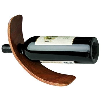 Franmara Wood Curved Wine Bottle Stand 9258