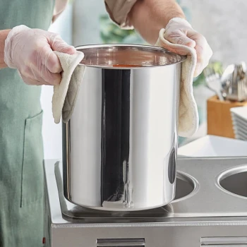 Choice 8.25 Qt. Stainless Steel Bain Marie Pot