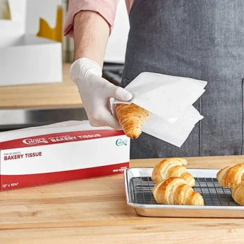 Choice 12" x 10 3/4" Customizable Interfolded Bakery Tissue Sheets - 6,000/Case