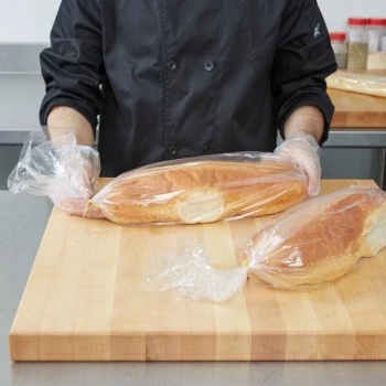 LK Packaging 7G054024 Plastic French Bread Bag 5" x 4" x 24" - Side Gusset - 1,000/Box