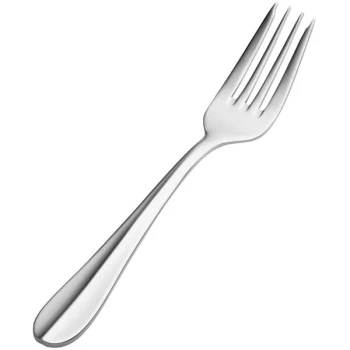 Bon Chef S107 Monroe 7 1/16" 18/10 Stainless Steel Extra Heavy Salad / Dessert Fork - 12/Case