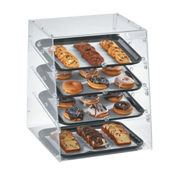 Vollrath KDC1418-4F-06 Acrylic Bakery Display Case with Front Doors - 18 1/2" x 19 5/8" x 22 3/4"
