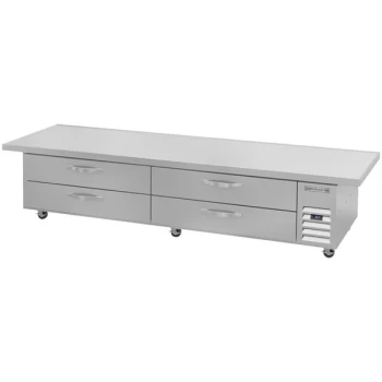 Beverage-Air WTFCS96HC-108 4 Drawer 108" Freezer Chef Base with 12" Overhang