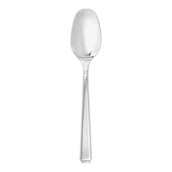 Zwiesel Fortessa Scalini 4 11/16" 18/10 Stainless Steel Extra Heavy Weight Demitasse Spoon - 12/Case