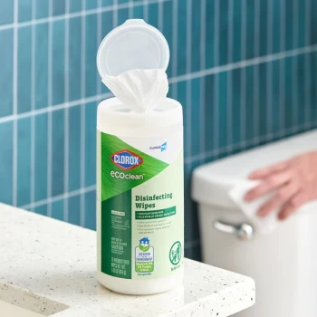 CloroxPro Clorox EcoClean CLO60605CT 75-Count Disinfecting Wipes - 6/Case