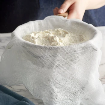 San Jamar G-10-R 4 Yards x 1 Yard Grade 10 Bleached Cheesecloth