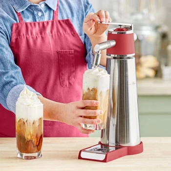 iSi 181501 Thermo Xpress Whip Plus Stainless Steel Whipped Cream Dispenser - 1 Liter