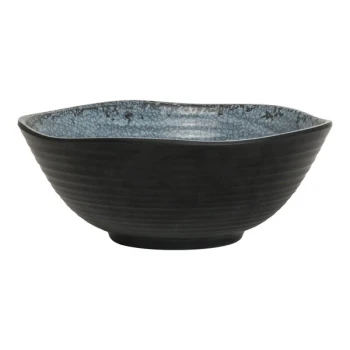 Creations Pompeii from Steelite International 12.75 oz. Slate Melamine Round Bowl - 24/Case