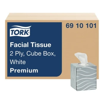 Tork Premium 86 Sheet 2-Ply Facial Tissue Cube F1 - 36/Case
