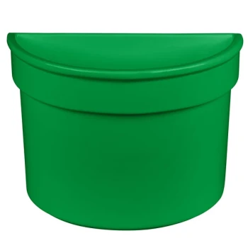 TableCraft CW1312GN 5 Qt. Green Cast Aluminum Half Soup Bowl