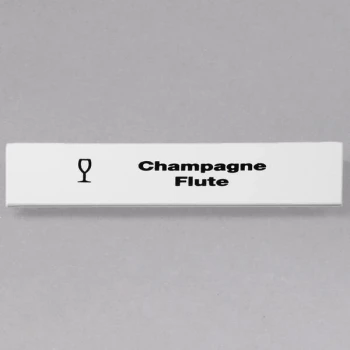 Cambro CECCF6000 Camrack Champagne Flute Extender ID Clip - 6/Pack