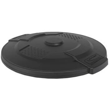 Suncast TCU32GLIDD 32 Gallon Black Round Trash Can Lid