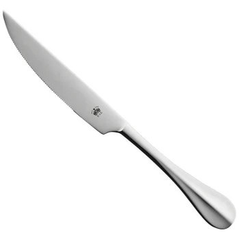 RAK Porcelain Baguette 9 5/8" 18/10 Stainless Steel Extra Heavy Weight Steak Knife - 12/Case