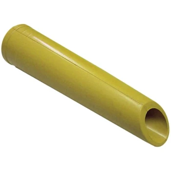 Delfin Industrial SL.3683.0000 Yellow Autoclavable NBR Rubber Nozzle for Vacuum Cleaners - 2" Diameter