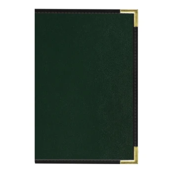 H. Risch, Inc. Oakmont 5 1/2" x 8 1/2" Green 3 View Menu Cover