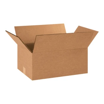 Lavex 16" x 10" x 6" Kraft Heavy-Duty 48 ECT Corrugated Double-Walled RSC Shipping Box - 15/Case