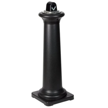 Rubbermaid® FG9W3000BLA Black GroundsKeeper Tuscan Cigarette Receptacle