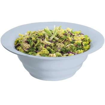 TableCraft CW3120GY 10 Qt. Gray Cast Aluminum Wide Rim Salad Bowl
