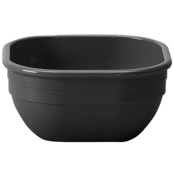 Cambro 10CW110 Camwear® 9.4 oz. Black Square Polycarbonate Bowl - 48/Case