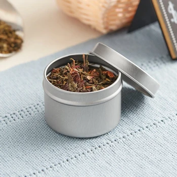 2 oz. Silver Deep Tin with Slip Cover - 432/Case