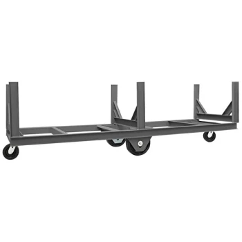 Durham Mfg 28" x 96" Bar Cradle Truck with 3 Cradles BCTE-2896-4K-95 - 4000 lb. Capacity