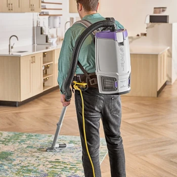 ProTeam GoFit® 6 PLUS 107707 6 Qt. Backpack Vacuum with 107530 ProBlade Carpet Floor Kit - 120V