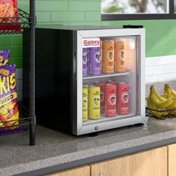 Galaxy CRG-2 Black Customizable Countertop Display Refrigerated Merchandiser - 1.8 cu ft.