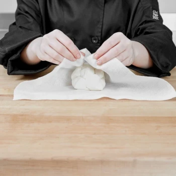San Jamar G-40-R 4 Yards x 1 Yard Grade 40 Bleached Cheesecloth