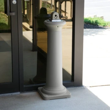 Rubbermaid® FG9W3000SSTON Sandstone GroundsKeeper Tuscan Cigarette Receptacle