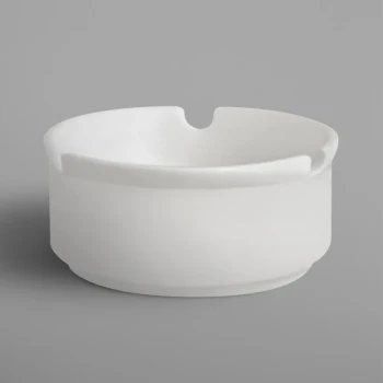 RAK Porcelain Banquet Ivory Porcelain Ashtray - 12/Case