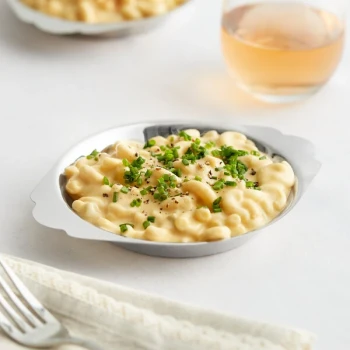 Choice 8 oz. Stainless Steel Round Au Gratin Dish