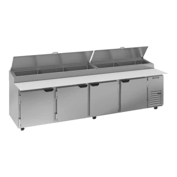 Beverage-Air DP119HC 119" 4 Door Refrigerated Pizza Prep Table