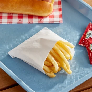 Carnival King 4 1/2" x 3 1/2" Small French Fry Bag - 2,000/Case