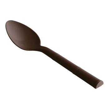 Design Specialties 6" Brown Reusable Nylon Teaspoon - 432/Case