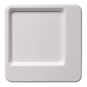 Jungle Diamond 9" No PFAS Added Compostable Sugarcane Pulp Plate - 100/Sample