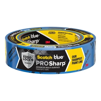 3M ScotchBlue™ 1.4" x 60 Yard Blue PROSharp Painter's Tape 70009127591 - 6/Pack