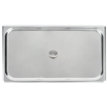 Vollrath 75061 Flat Cover with Knob for 75060 Full Size Egg Poacher / Juice Glass Holder