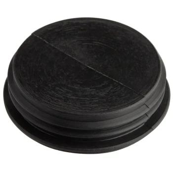 American Metalcraft BHMPLUGS Black Plastic Plug for Hammered Salt and Pepper Shakers - 25/Pack