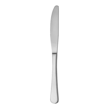 SVS Kampton Satin 9" 18/0 Stainless Steel Heavy Weight Dinner Knife - 12/Case