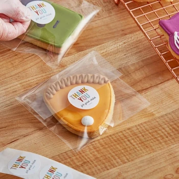 LK Packaging P12F0436 Plastic Cookie / Candy Bag 4 3/4" x 6 3/4" - 5,000/Box