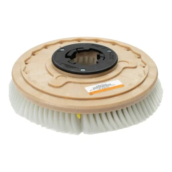 Karcher 8.600-014.0 17" White Soft Nylon Polish Brush with Clutch Plate for BDS 43/175 C