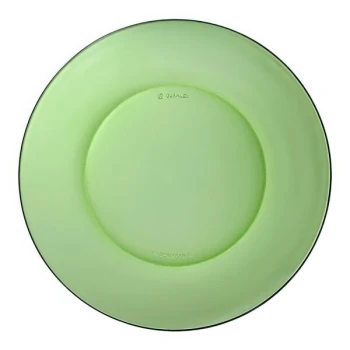 Duralex Lys 7 1/2" Green Glass Dessert Plate - 24/Case