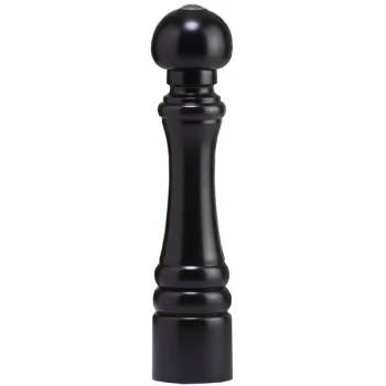 Chef Specialties 12555 Professional Series Customizable 12" President Ebony Salt / Pepper Shaker