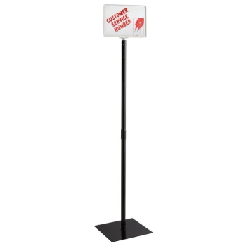 Garvey TAGS-10001 27 1/4" x 16 1/2" x 2 1/2" My Turn Black Display Stand and Sign