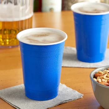 Choice 16 oz. Blue Plastic Cup - 1,000/Case