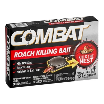 Combat® DIA05701 12-Pack Small and Large Roach Bait - 10/Case