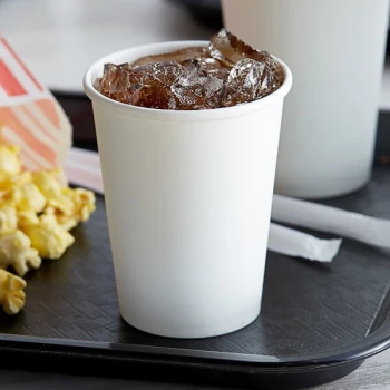 Choice 9 oz. White Poly Paper Cold Cup - 2,000/Case